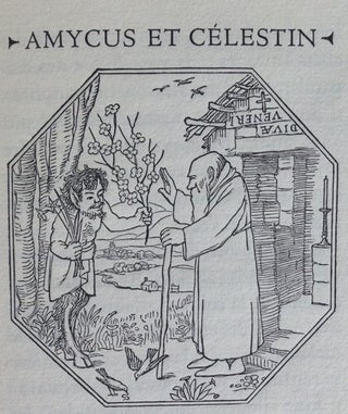 Item #2077 [Rogers, Bruce] Amacus et Celestin. Anatol France