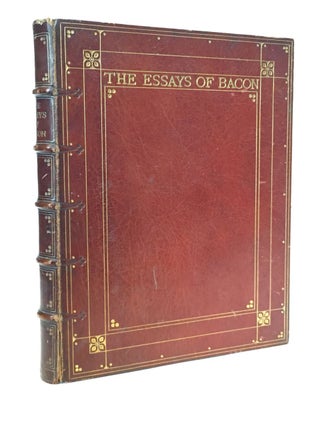 Item #2124 [Binding, Fine- Arts & Crafts] Essays of Bacon. Francis Bacon
