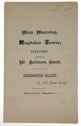 [Hunt, William Holman] May Morning, Magdalen tower, Oxford