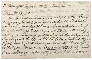 Item #2830 [Rossetti, Christina- ALS] Autograph Letter Signed to Mrs. Bryant. Christina Rossetti