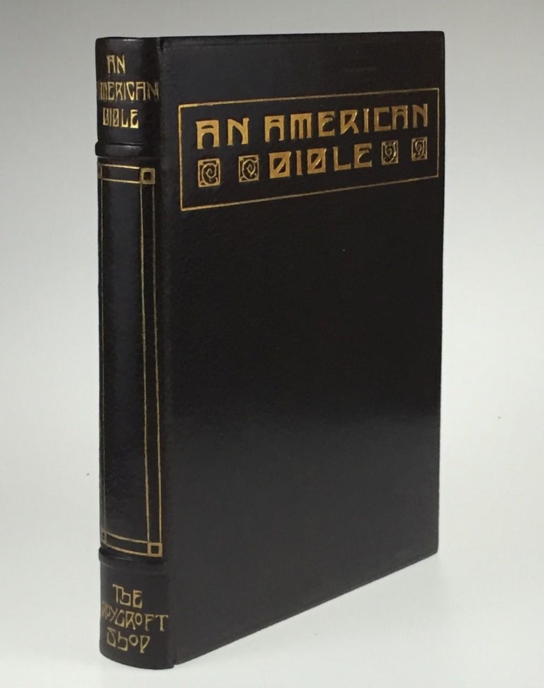 Item #3325 [Roycroft Press- Fine Binding] American Bible. Alice Hubbard.