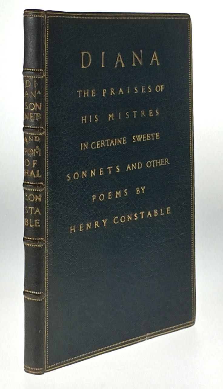 Binding, Fine- Arts & Crafts Diana: The Sonnets and other Poems Of ...