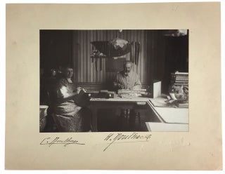 [Binding, Fine- Noulhac, with Signed Photo in his studio in Paris with his wife, signed by both] InÈdite de la Comtesse de Sabran et du Chevalier de Boufflers, 1778-1788