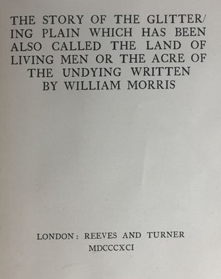 [Shaw, George Bernard- Association Copy] The Story of the Glittering Plain