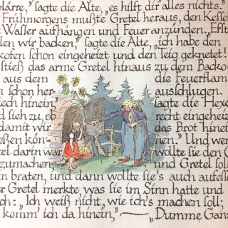 [Manuscript Book- Hansel and Gretel] Hansel and Gretel; Ein Marchen von Gebruder Grimm