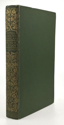 Item #3751 [Guiney, Louise Imogen- Publisher's Coy] James Clarence Mangan, His Selected Poems....