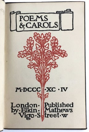 [Image, Selwyn] Poems and Carols