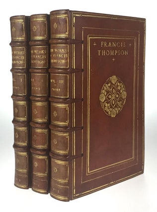 Item #3806 [Binding, Fine- Arts & Crafts] The Works [of Francis Thompson]. Francis Thompson