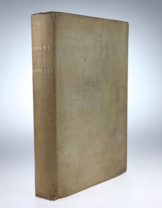 Item #3936 [Rossetti, Dante Gabriel- Excessively Rare Large Paper Copy, 25 Copies Only] Poems....