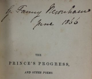 [Rossetti, Christina- Fine Copy] The Prince's Progress