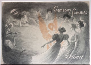 Item #4158 [Steinlen Poster- For Book] Chanson de Femmes. Steinlen, Paul Delmet