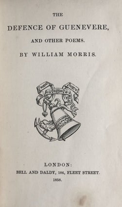 [Morris, William] The Defence of Guenevere and Other Poems