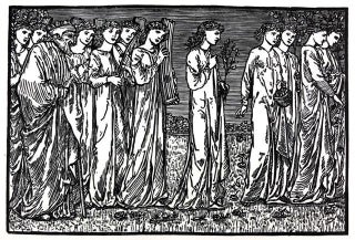 [Burne-Jones, Edward- Clover Hill Portfolio] The Story of Cupid and Psyche