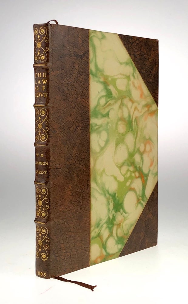 Item #4644 [Roycroft Press- Exquisite 3/4 Levant, Attributed to Kinder] The Law of Love. William Marion Reedy.