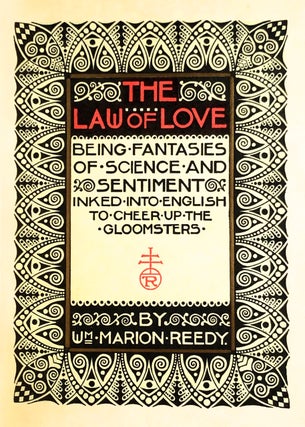 [Roycroft Press- Exquisite 3/4 Levant, Attributed to Kinder] The Law of Love