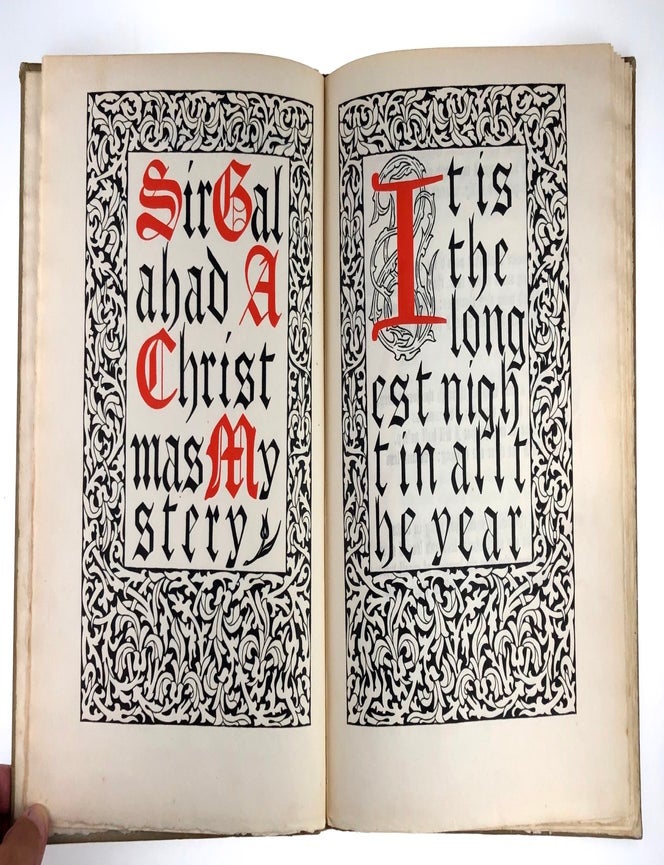 Item #4648 [Elston Press Rarity] Sir Galahad, A Christmas Mystery. William Morris.