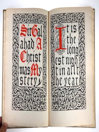Item #4648 [Elston Press Rarity] Sir Galahad, A Christmas Mystery. William Morris
