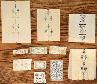 [Riviere & Son- Bookbinding} A Collection of Designs, Drawings, Rubbings and Miscellaneous Bookbinding Artwork