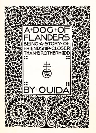 [Roycroft Press- Bound in 3/4 Levant, but not Japan Vellum] Dog of Flanders