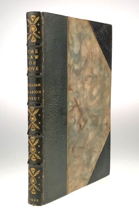Item #4725 [Roycroft Press- Exquisite 3/4 Levant, Attributed to Kinder, With three-line...