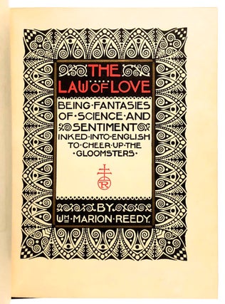 [Roycroft Press- Exquisite 3/4 Levant, Attributed to Kinder, With three-line Inscription by Elbert Hubbard] The Law of Love