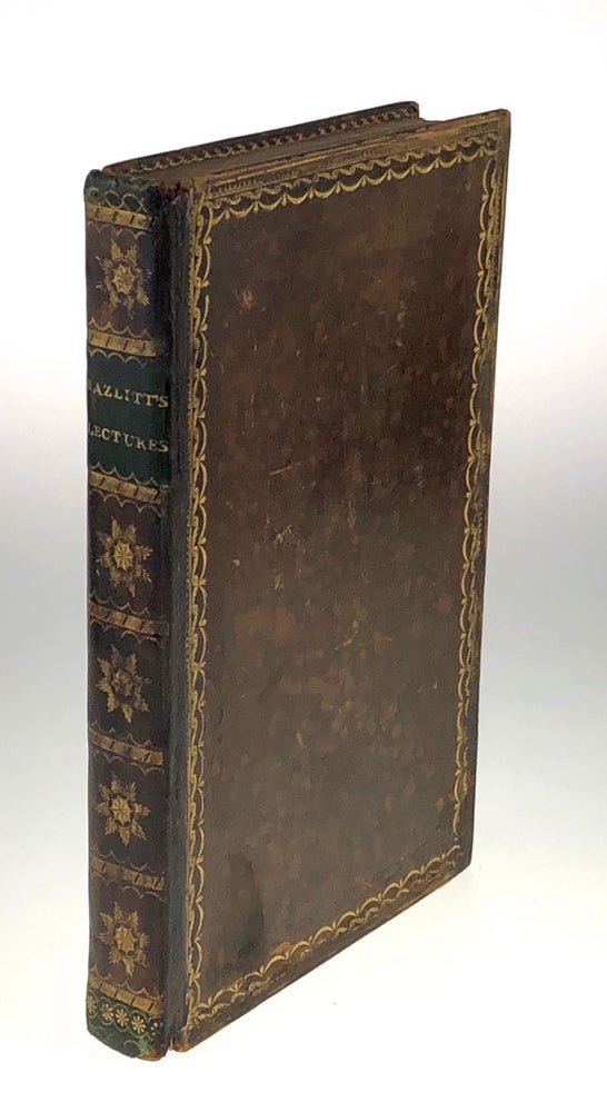 Item #4757 [Hazlitt, William] Lectures Chiefly on the Dramatic Literature of the Age of Elizabeth. William Hazlitt.