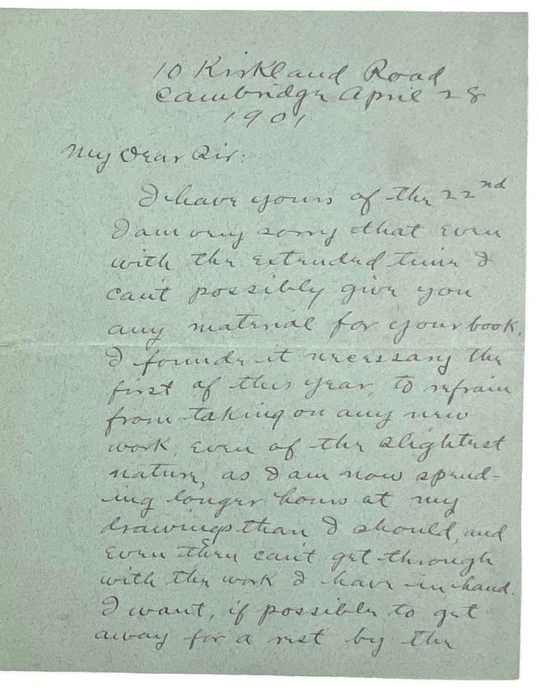 Item #4803 [Bradley, Will- Autograph Letter Signed] Will Bradley ALS to Frank Chouteau Brown. Will Bradley.