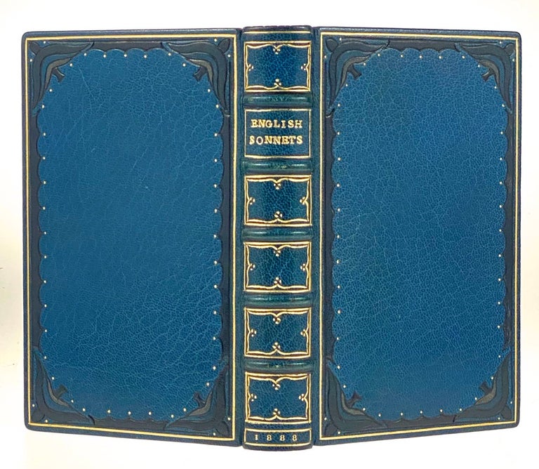 Item #4855 [Binding, Fine- Unsigned, Author's Copy, with Correction] English Sonnets. By Poets of the Past. Samuel Waddington.