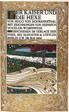 Item #4885 [Vogeler, Heinrich- Crowning Jugendstil Achievement] Der Kaiser und die Hexe Mit...