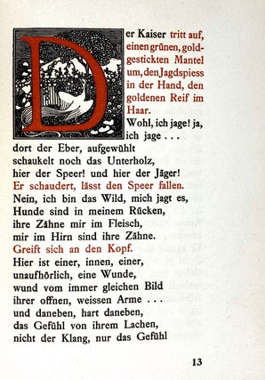 [Vogeler, Heinrich- Crowning Jugendstil Achievement] Der Kaiser und die Hexe Mit Zeichnungen von Heinrich Vogeler-Worpswede