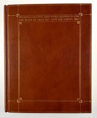 Item #4978 [Binding, Fine- Douglas Cockerell for W. H. Smith: Wonderful Niger Guest Book, with...
