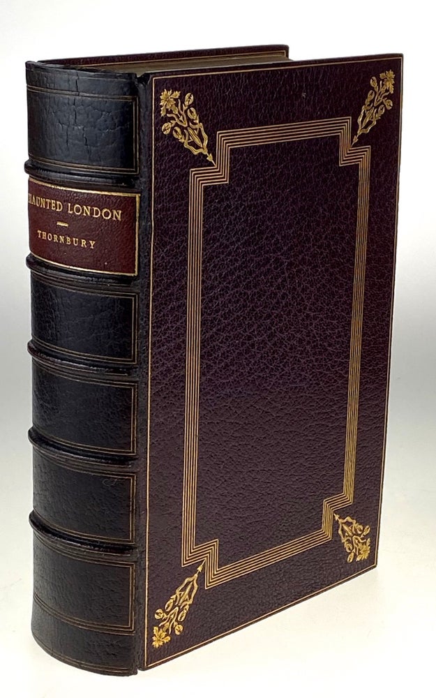Item #5000 [Binding, Fine- Monastery Hill, Extra-Illustrated with over 60 Engravings, Etchings and Portraits] Haunted London. Walter Thornbury.