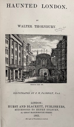 [Binding, Fine- Monastery Hill, Extra-Illustrated with over 60 Engravings, Etchings and Portraits] Haunted London