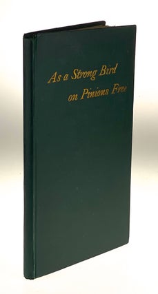 Item #5034 [Whitman, Walt- Will Innes' copy, thence to Gertrude Traubel] As a Strong Bird on...