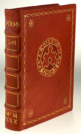 Item #5065 [Binding, Fine- Loyd Haberly- Inscribed by Haberly with Five-Line Poem] Poems by Loyd...