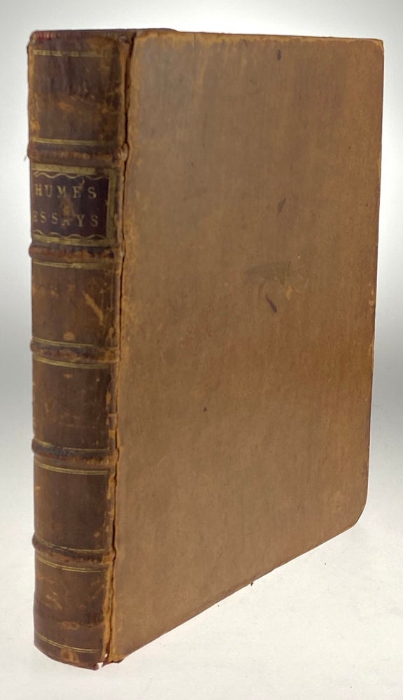Item #5094 [Hume, David- First Single-Volume Quarto Edition] Essays and Treatises on Various Subjects. David Hume.