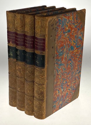 Item #5097 [Coleridge, Samuel Taylor] The Literary Remains of Samuel Taylor Coleridge. Henry...