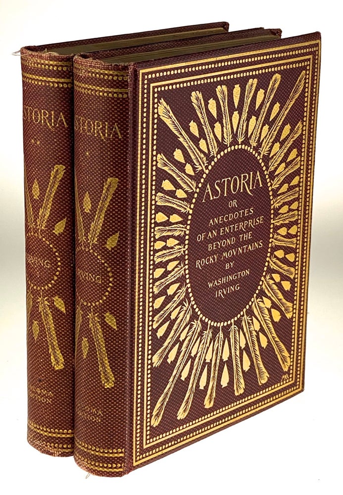 Item #5109 [Armstrong, Margaret- Scarce Cover] Astoria, or, Anecdotes of an Enterprise Beyond the Rocky Mountains. Washington Irving.
