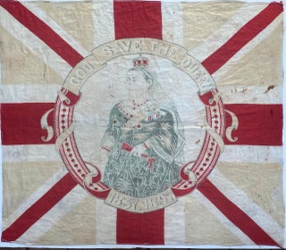 [Victoria, Queen] Superb Large Silk Commemorating the First Diamond Jubilee in Royal History