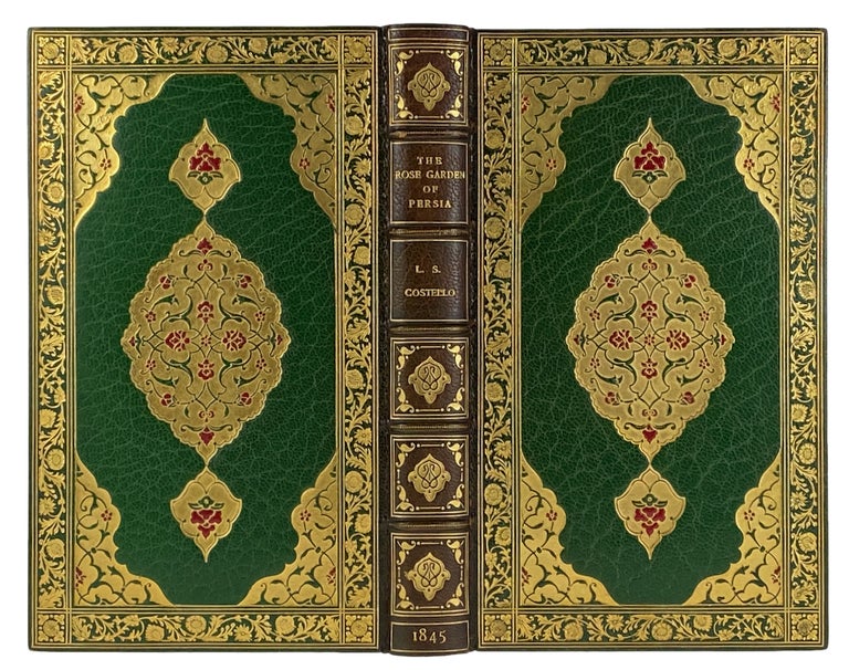 Item #5813 [Binding, Fine- RiviËre & Son] The Rose Garden of Persia (Inscribed by the Author). Louis Stuart Costello.