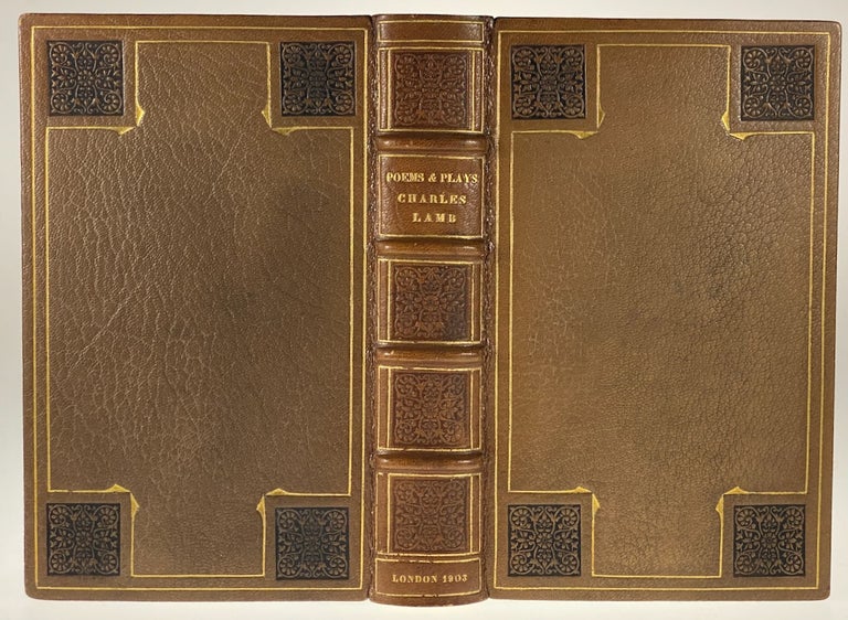 Item #5820 [Binding, Fine- "VAB"] Poems Plays and Rosamund Gray. Charles Lamb, William ed. Macdonald.
