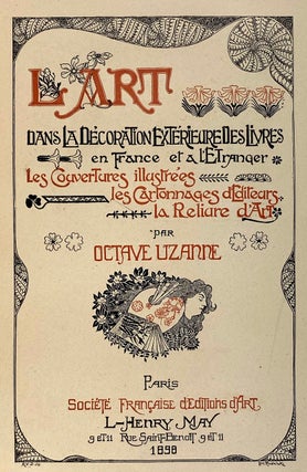 Item #5867 [Art Nouveau Highpoint- Bound by Kauffmann] L'Art Dans La Decoration Exterieure des...