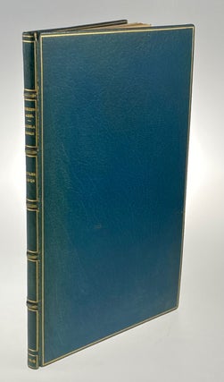 Item #6076 [Coleridge, Samuel Taylor- First Edition, Bound by Sangorski and Sutcliffe]...