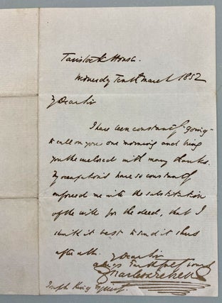 Item #6203 [Dickens, Charles- ALS] Autograph Letter Signed by Charles Dickens to Schoolmaster...