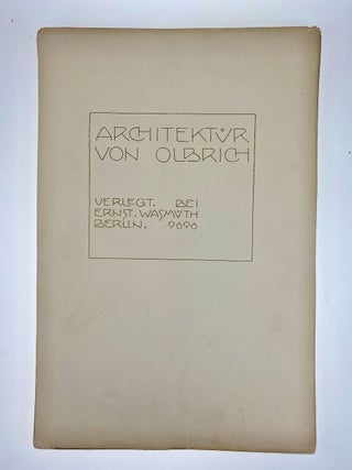 Item #6226 [Olbrich, Joseph Maria- Seminal Architecture and Design Austrian Art Nouveau Plates]...