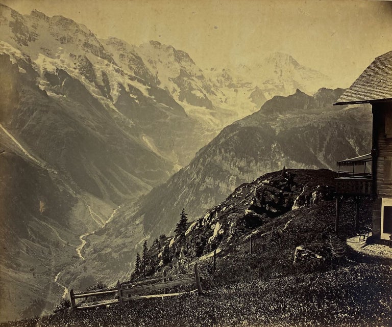 Item #6238 [Photography- Braun & Dornach Albumen or Carbon Print, ca. 1870] View of the Haut-Rhin Region. Adolphe Braun.