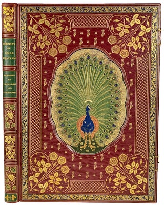 Item #6246 [Binding, Fine- Sangorski and Sutcliffe Masterpiece Peacock Jeweled Binding] Omar...