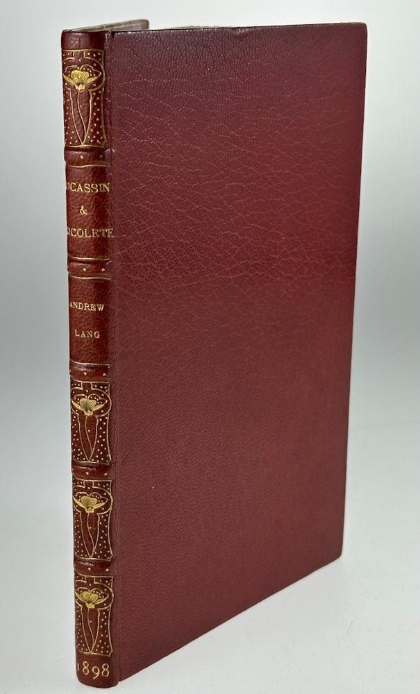 Item #6300 [Binding, Fine- Riviere, 100 Copies, Signed by Publisher] Aucassin & Nicolete. Andrew Lang.