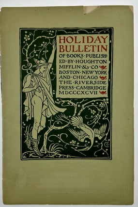 Item #6312 [Crane, Walter- Cover Art] Holiday Bulletin of Books Published by Houghton, Mifflin &...