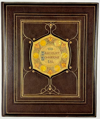 Item #6417 [Binding, Fine- Chivers: A Fine Watercolor and Calligraphic Manuscript] "To Harcourt...